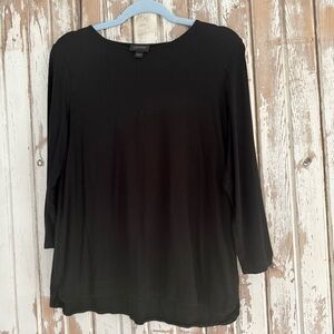 J.Jill Wherever Collection Women's Top, Black, Medium